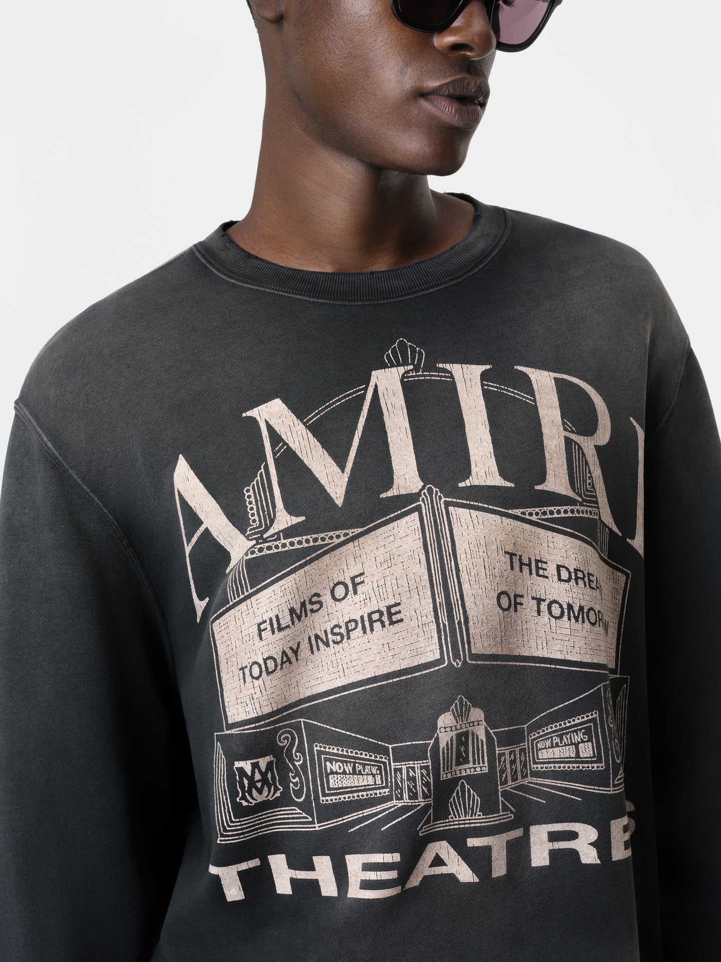 AMIRI THEATERS VINTAGE CREW