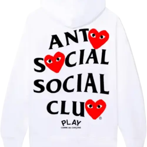 ASSC X COMME des GARÇONS White Hoodie