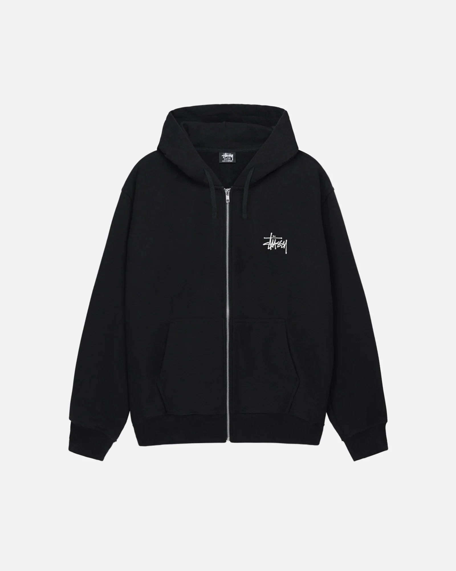 BASIC STUSSY ZIP HOODIE