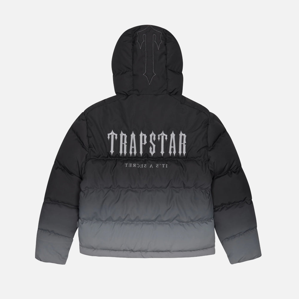 Black Trapstar Decded Hooded Puffer Jacket 2.0