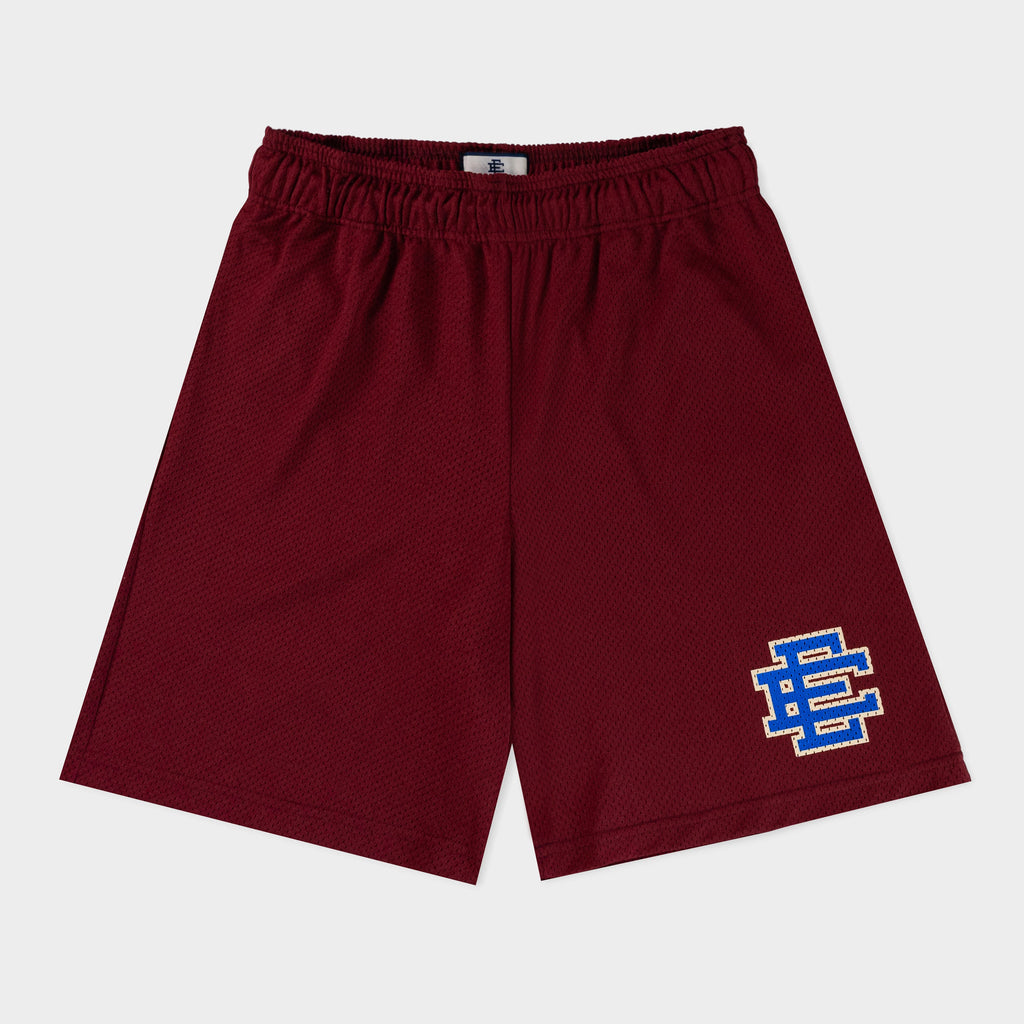 Burgundy W Blue ericemanuels shorts