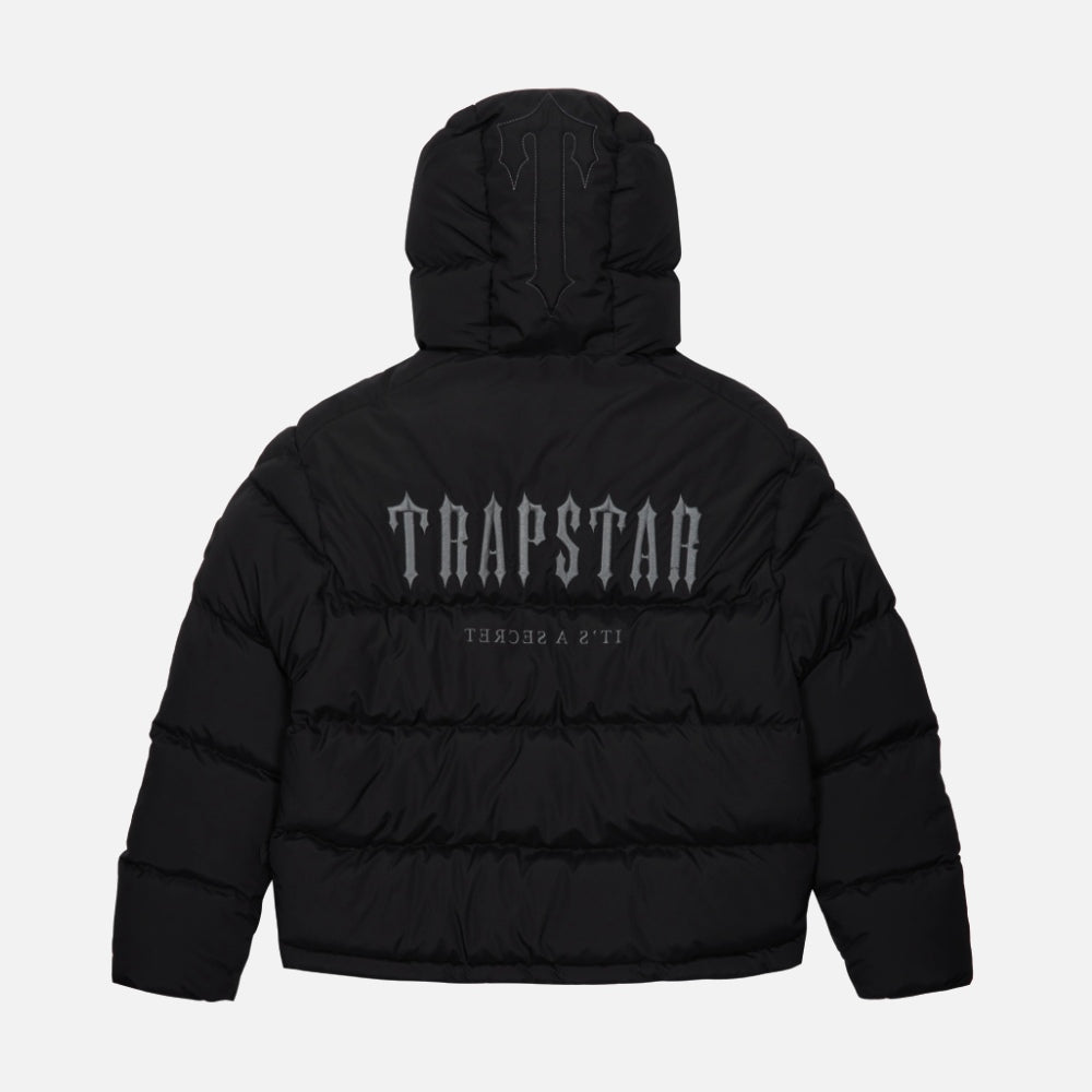 Decoded Hooded Puffer Black Trapstar Jacket