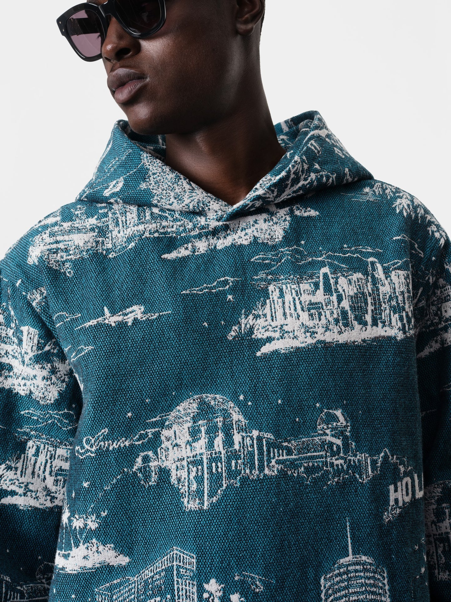 AMIRI LA LANDMARK TAPESTRY HOODIE