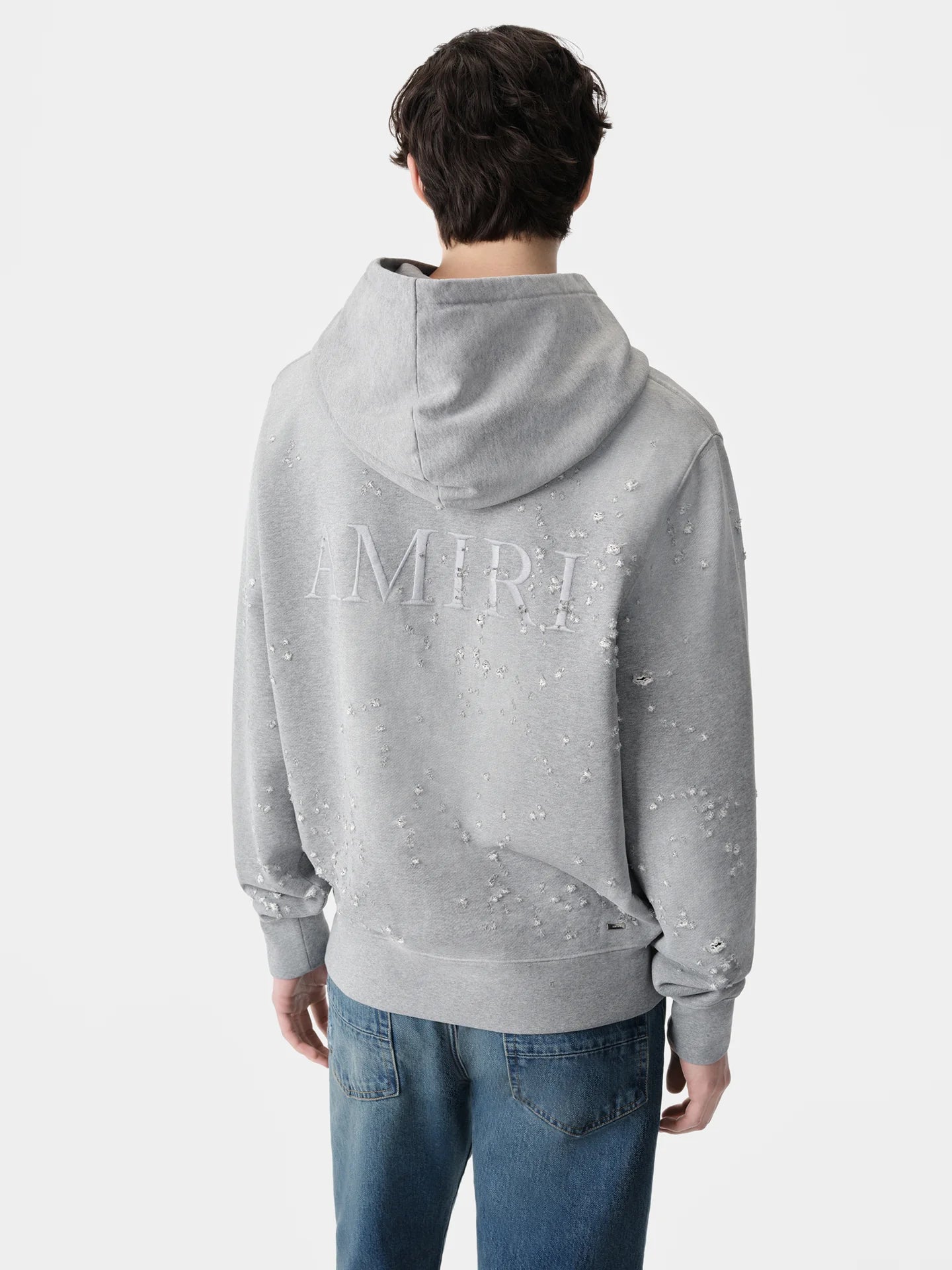 AMIRI MA SHOTGUN EMBROIDERED HOODIE