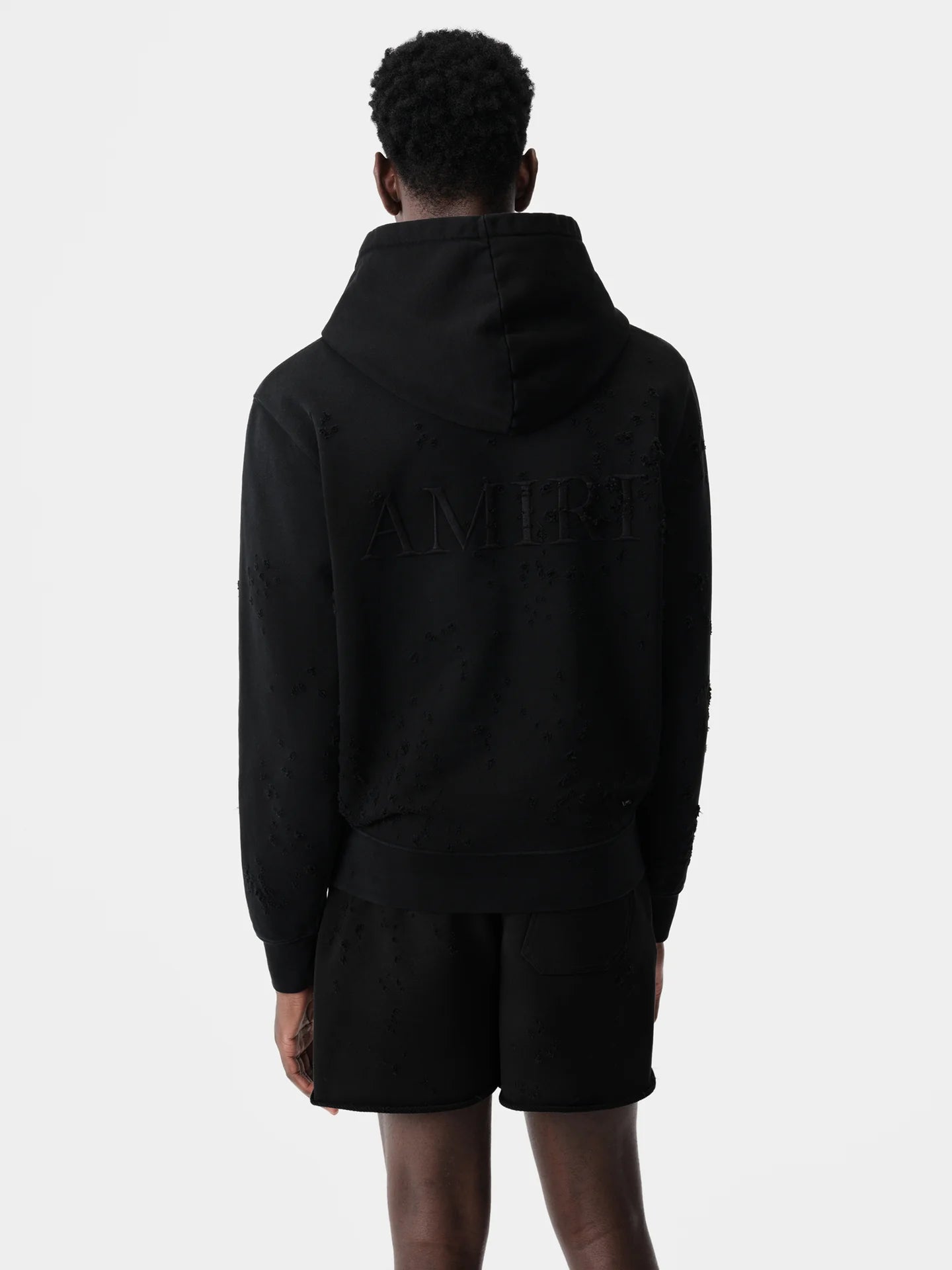 AMIRI MA SHOTGUN EMBROIDERED HOODIE