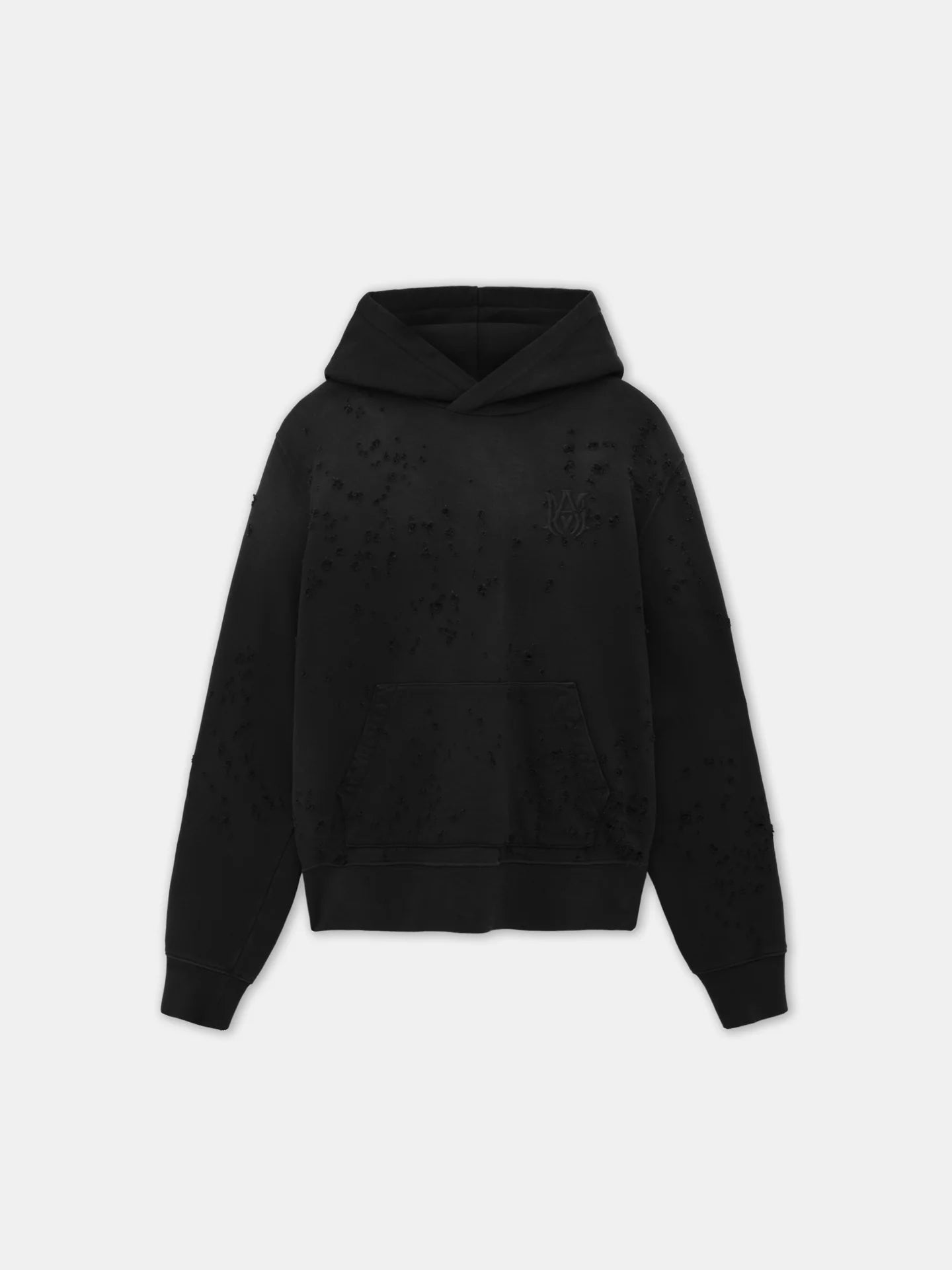 AMIRI MA SHOTGUN EMBROIDERED HOODIE