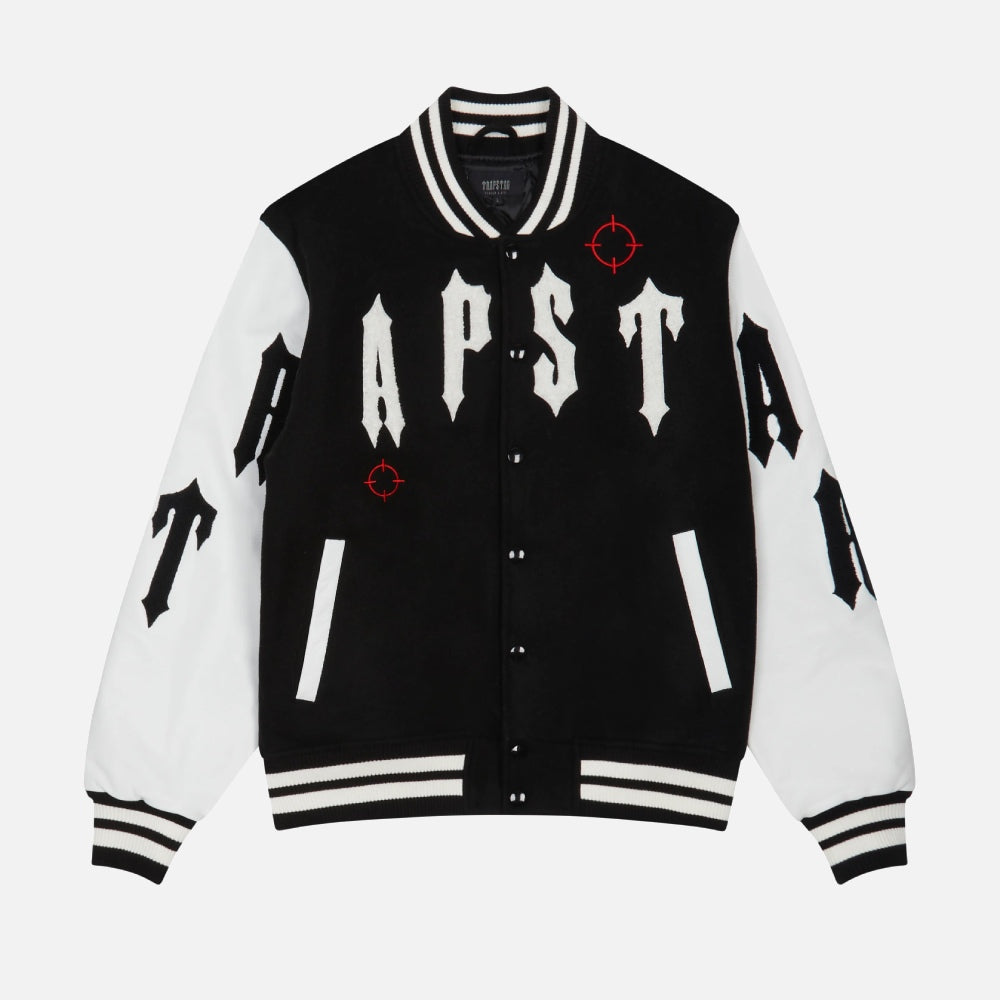 Shooters Trapstar Varsity Jacket Black