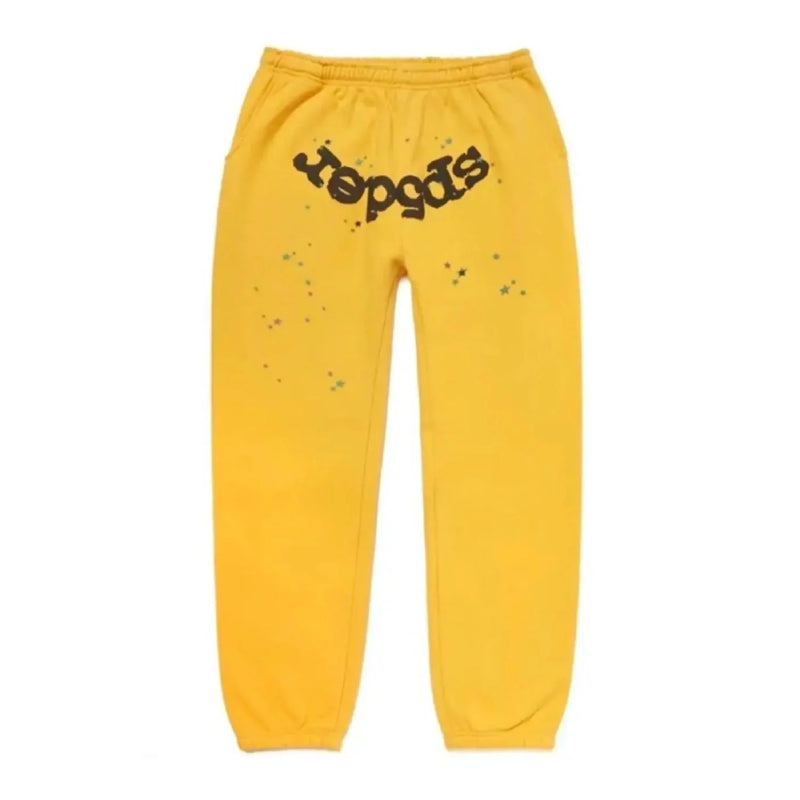 Sp5der Websuit Sweatpant Yellow3