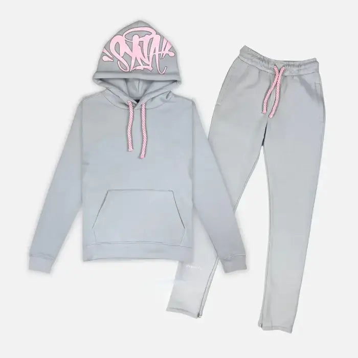 Synaworld ‘Syna Logo’ Tracksuit Grey / Pink