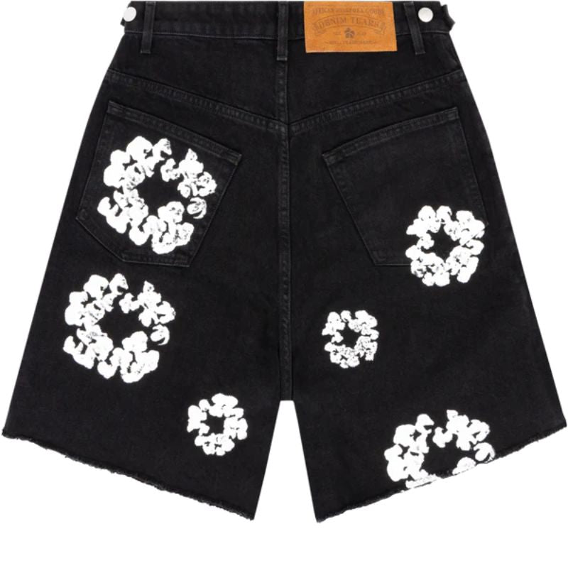 The Cotton Wreath Jean Short black