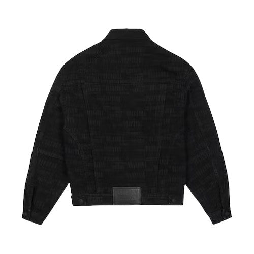 Trapstar x Iceberg AOP Denim Jacket Black