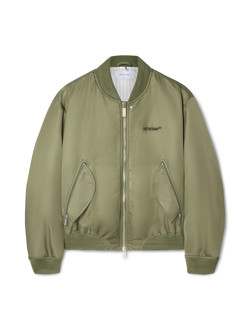 Off-White Military Green Nylon Bomber