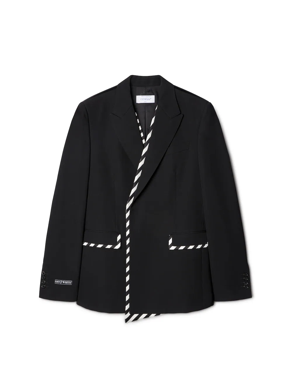 Off-White Origami Wool Double Breasted Jacket